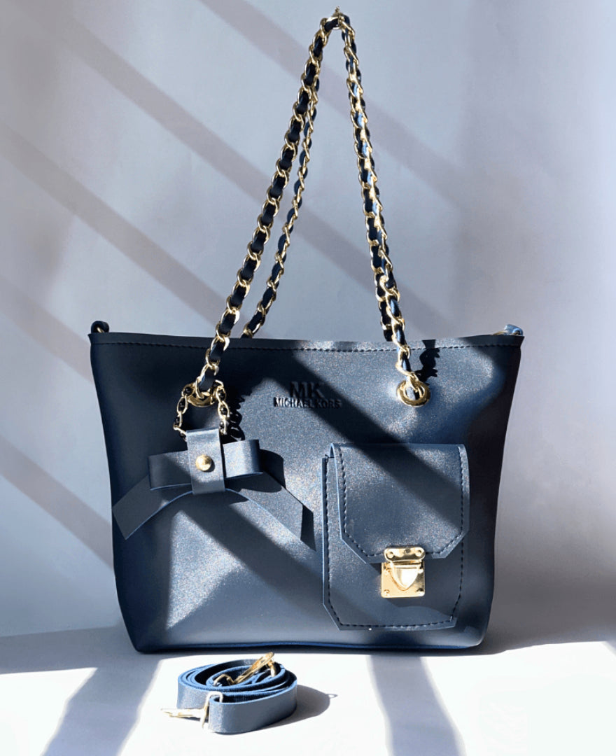 Michael Kors Navy Blue Hand Bag