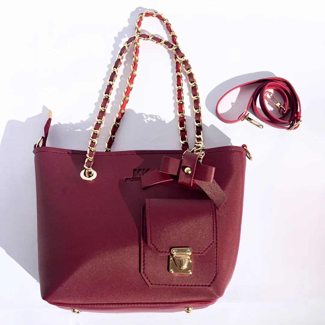 Michael Kors Maroon Hand Bag