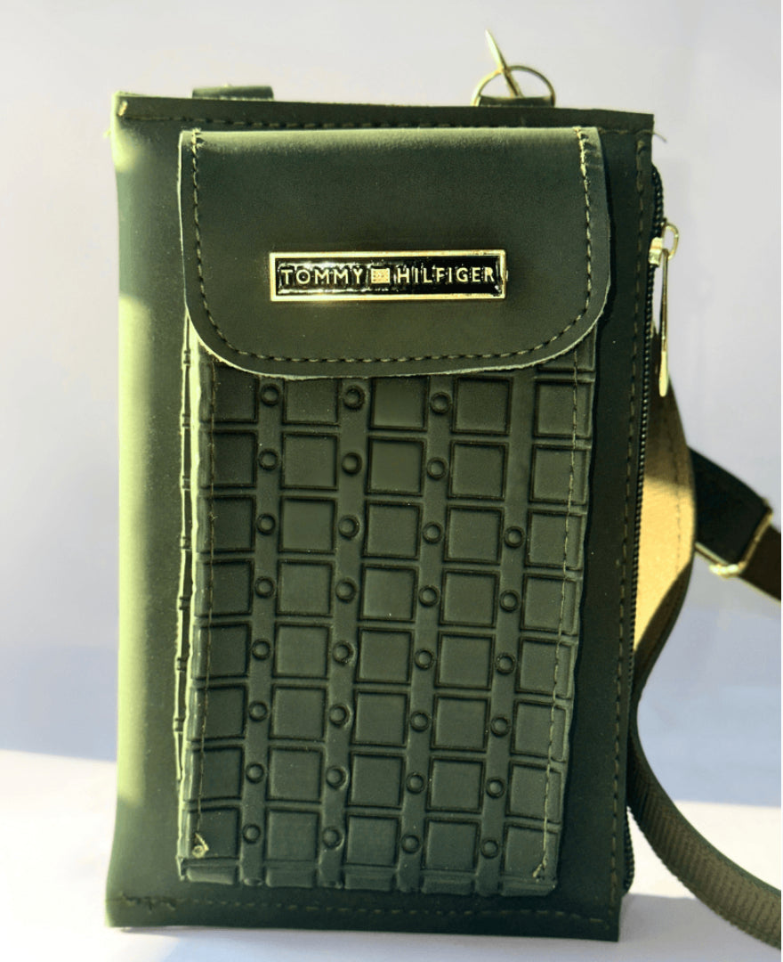 Tommy Hilfiger Cross Body 3 Zipper Dark Green