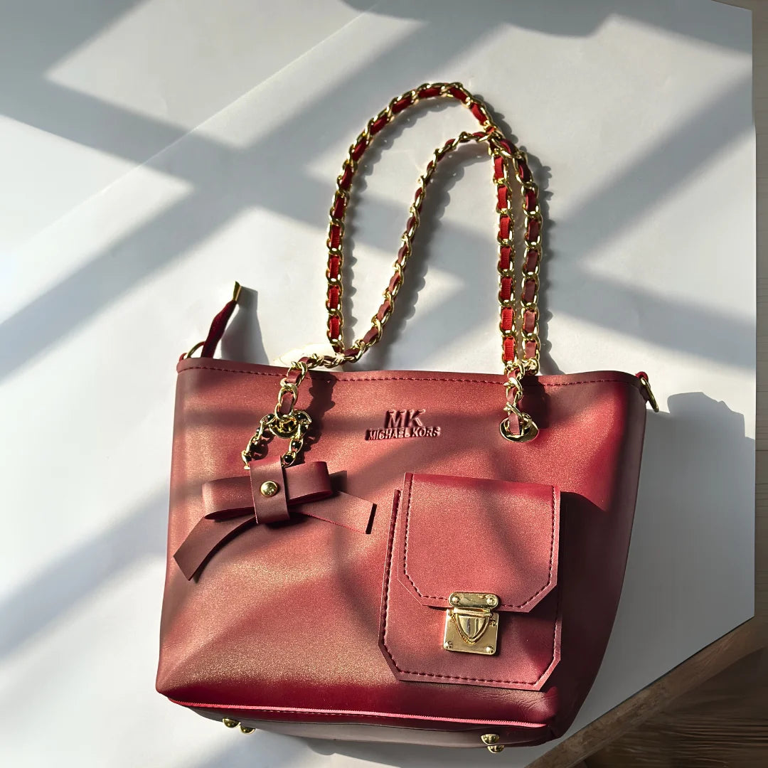 Michael Kors Maroon Hand Bag