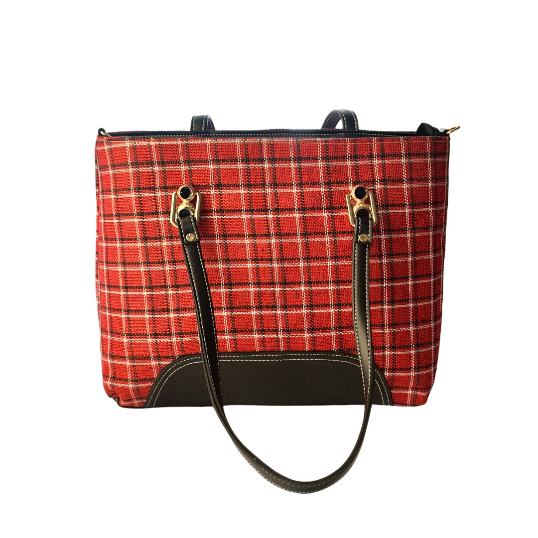 Cross Check Black Tote Bag