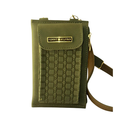 Tommy Hilfiger Cross Body 3 Zipper Dark Green