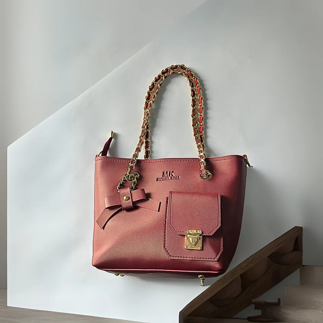 Michael Kors Maroon Hand Bag