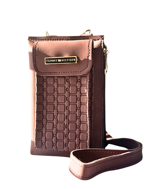 Tommy Hilfiger Cross Body 3 Zipper Coffee