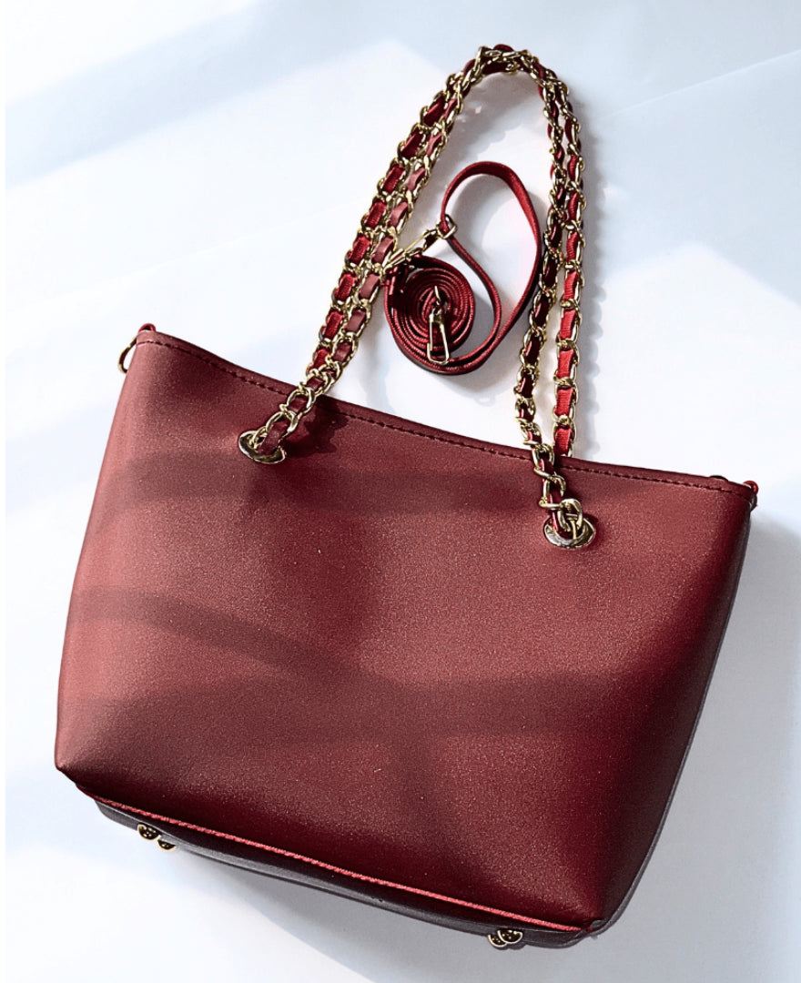 Michael Kors Maroon Hand Bag