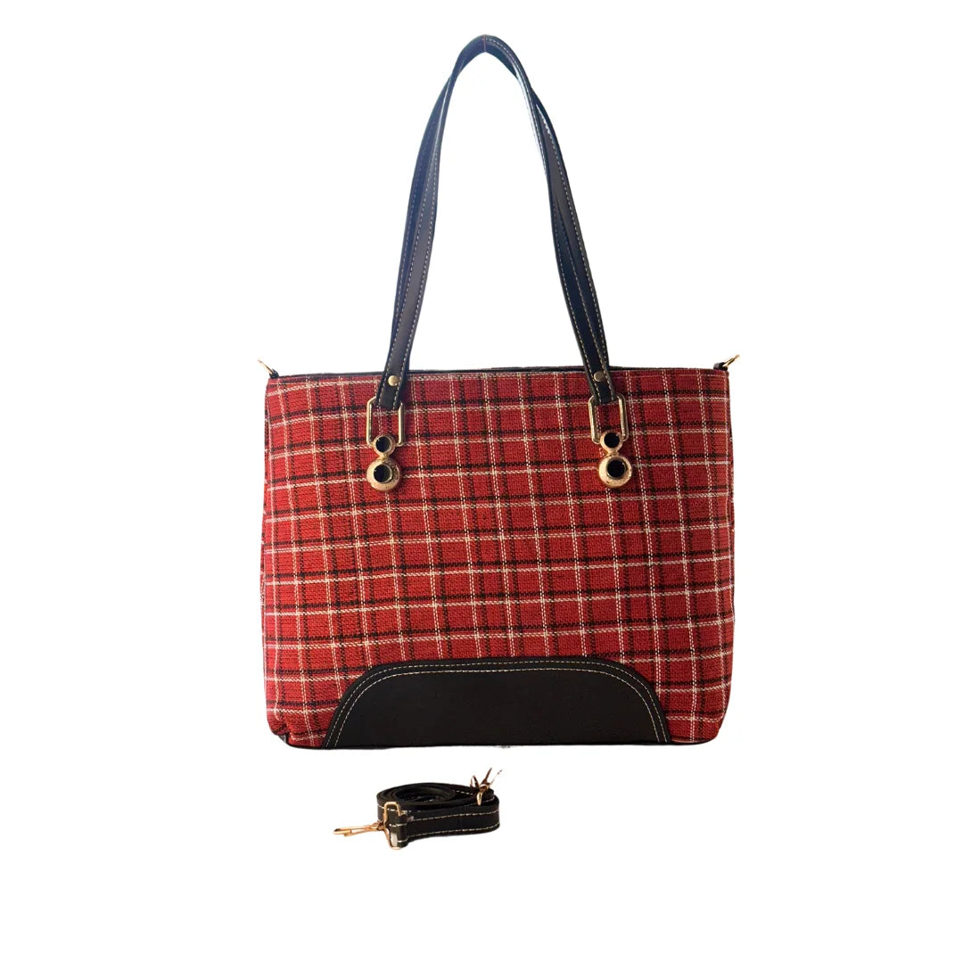 Cross Check Black Tote Bag