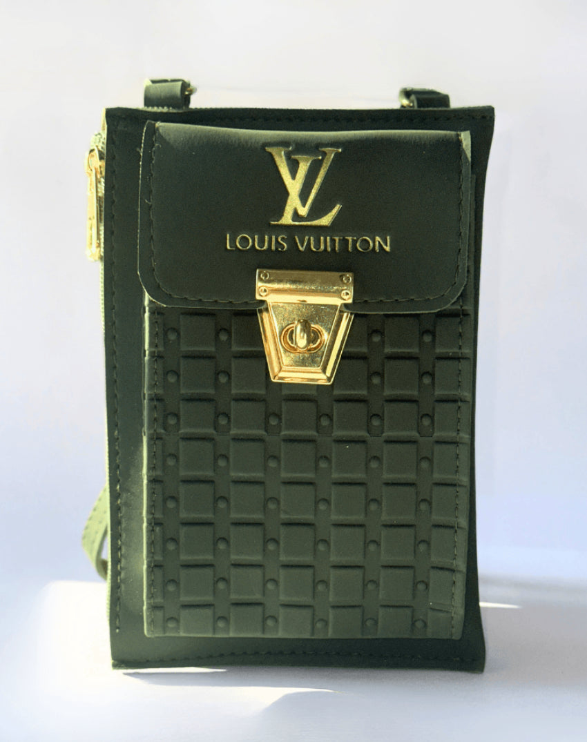 Louis Vuitton Crossbody 2 Zipper Dark Green